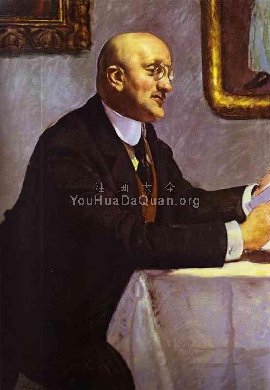Portrait of the Artist Igor Grabar (1871-1960) - 鲍里斯·克斯托依列夫